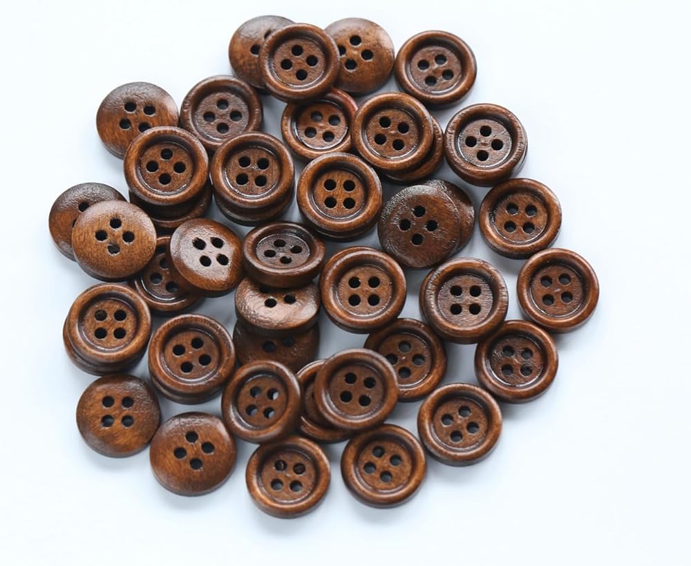 Wooden Button - Image 2